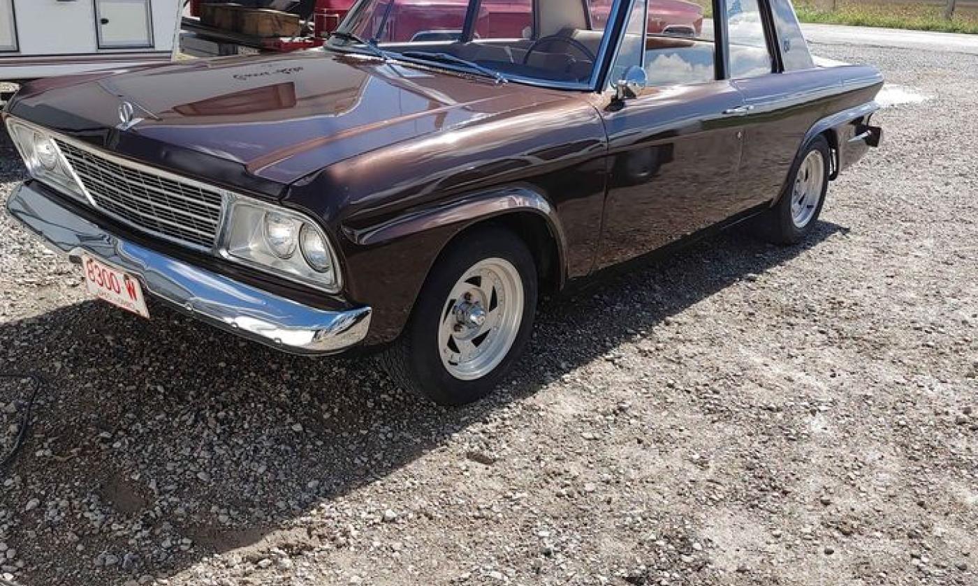 Brown 1965 Studebaker Commander 2-door for sale USA (1).jpg