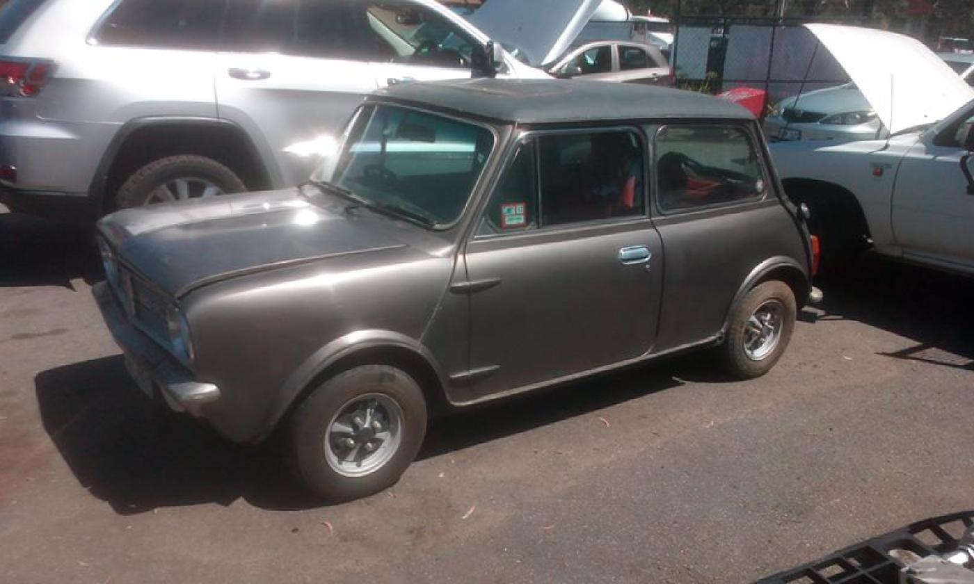 Grey 1978 Leyland Mini 998 LS images 2018 wangaratta Victoria (1).jpg