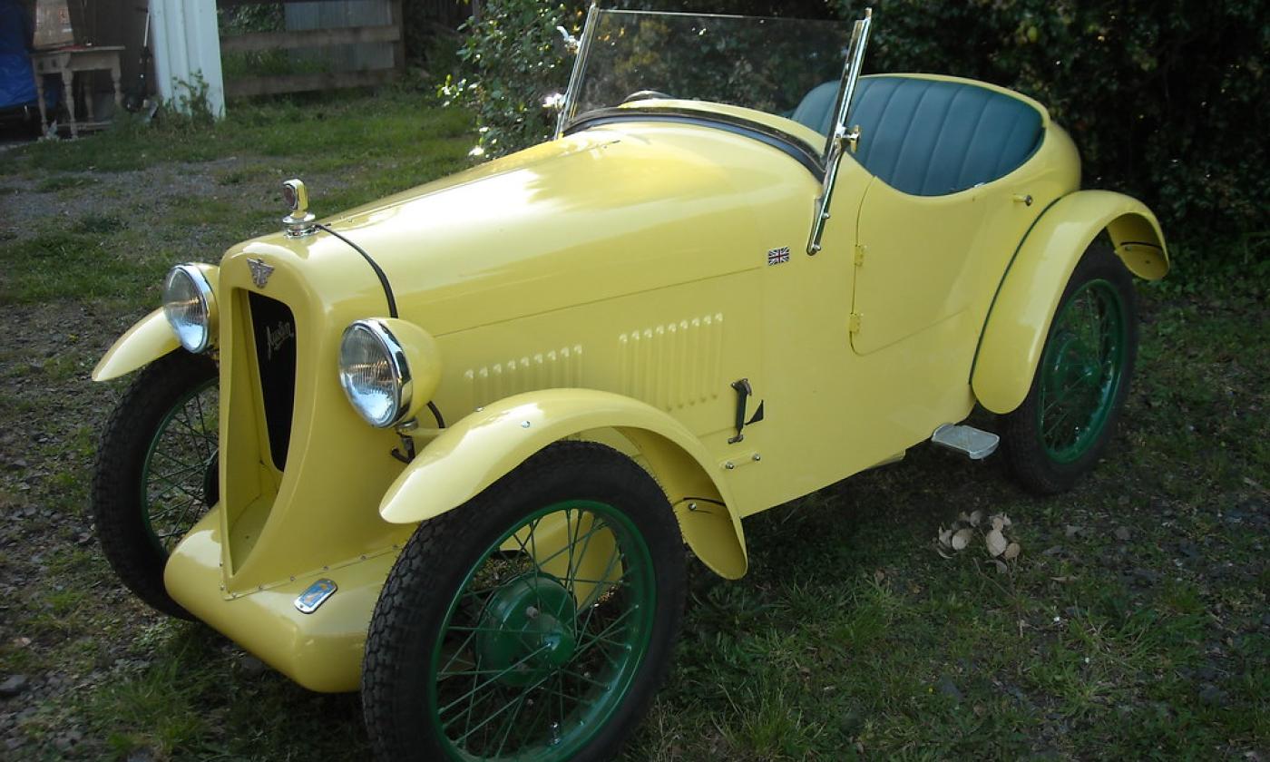 Yellow 1929 Australian Austin 7 Wasp (1).jpg