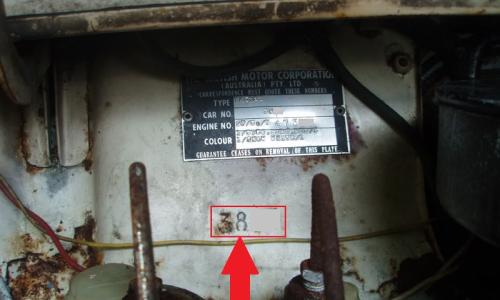 Australian MK1 Morris Cooper S chassis plate.jpg