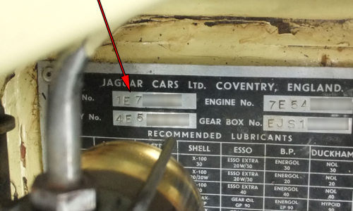 E-type Series 1.5 car number location on chassis plate 1968.png