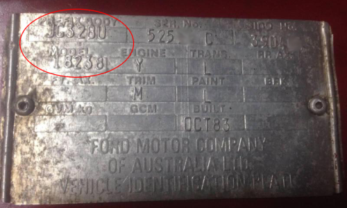 Ford Fairmont Ghia XE ESP chassis plate model code and body prefix code  (1).png