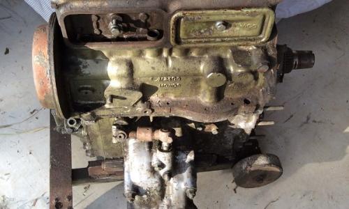 MK2 Morris Cooper S Australia engine block rear.jpg