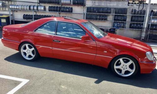 Mercedes C140 140 coupe Imperial Red paint code 582.jpg