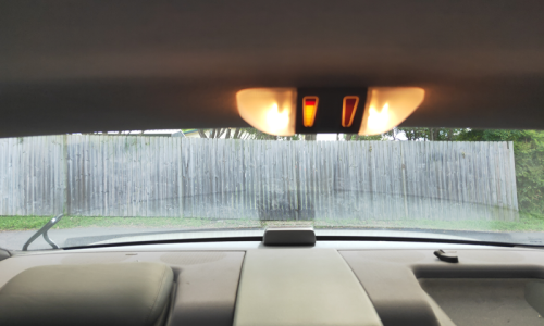 Mercedes C140 overhead light and rear parking sensor LEDs.png