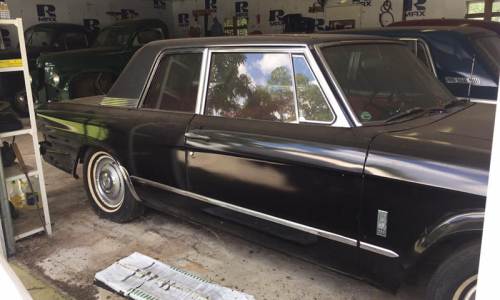 Midnight Black 1966 Studebaker Daytona Sports Sedan code P-6486 C (2).png