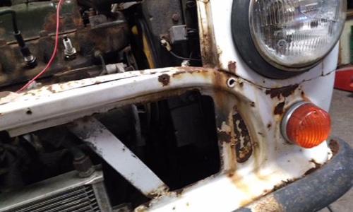 Mini Cooper S MKIII MK3 1970 1971 oil cooler brace image.jpg