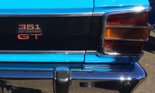 Rear badge 351 High Performance GT XW GT.JPG