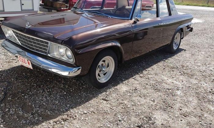 Brown 1965 Studebaker Commander 2-door for sale USA (1).jpg