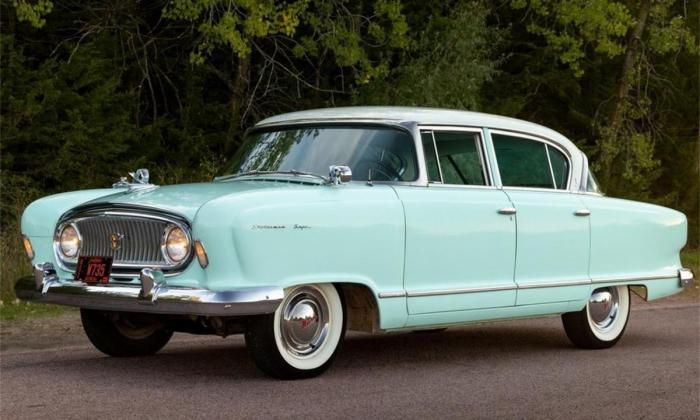 Pale Green 1955 Nash Statesman Sedan for sale USA 2022 (38).jpg