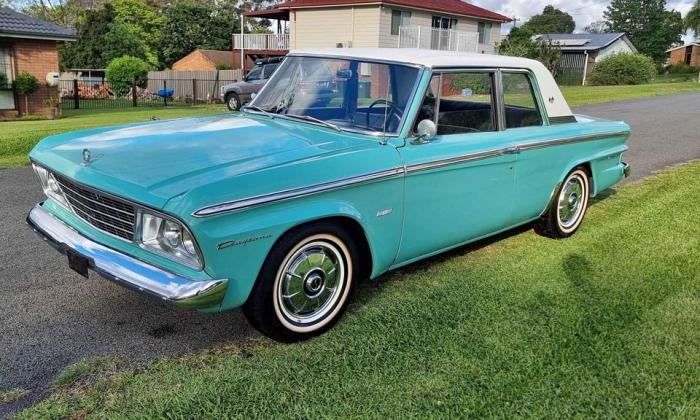 Turquoise 1965 Studebaker Daytona rare V8 (9).jpg