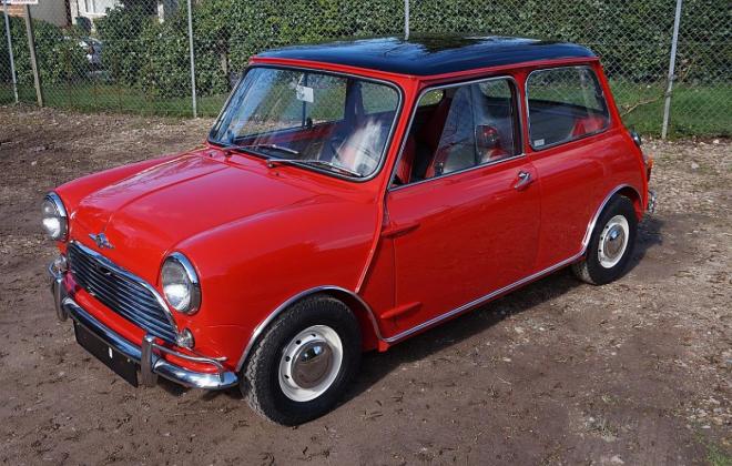 1 Black over Tartan red 1965 Morris Cooper S MK1 British built image (3).jpg