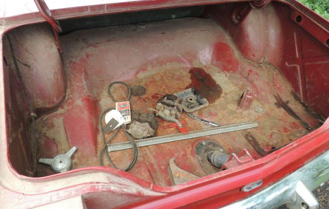 194 Studebaker Daytona Bordeaux Red unrestored R1 original hardtop (12).jpg