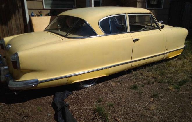 1953 Nash Statesman Coupe unrestored yellow (2).jpg