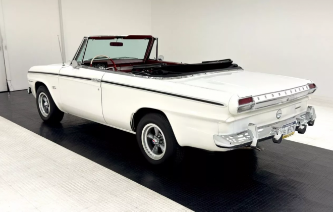 1964 Studebaker Daytona convertible R2 factory rare for sale white (1).png