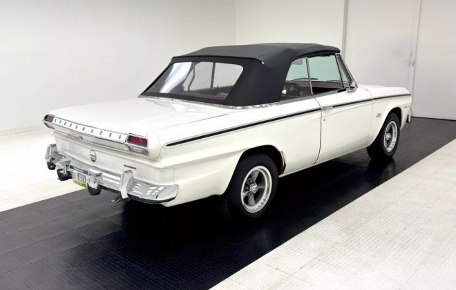 1964 Studebaker Daytona convertible R2 factory rare for sale white (2).png