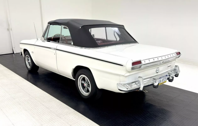 1964 Studebaker Daytona convertible R2 factory rare for sale white (3).png