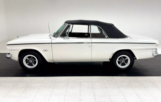 1964 Studebaker Daytona convertible R2 factory rare for sale white (6).png