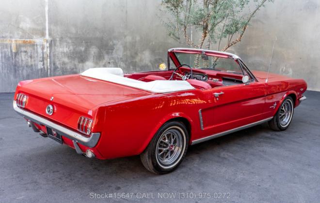 1964.5 Ford Mustang convertible Rangoon Red for sale USA LA (4).jpg