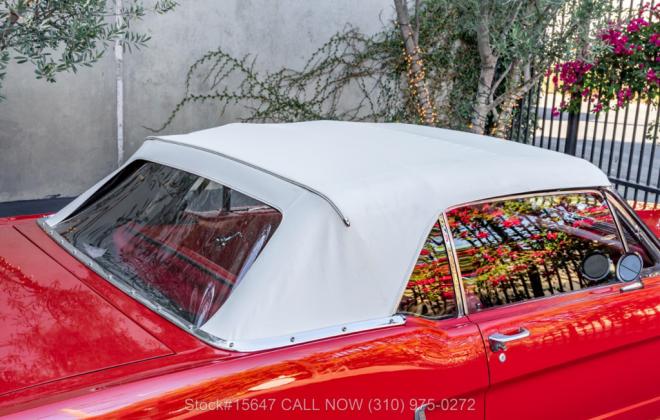 1964.5 Ford Mustang convertible Rangoon Red for sale USA LA (7).jpg