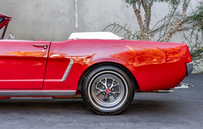 1964.5 Ford Mustang convertible Rangoon Red for sale USA LA (9).jpg