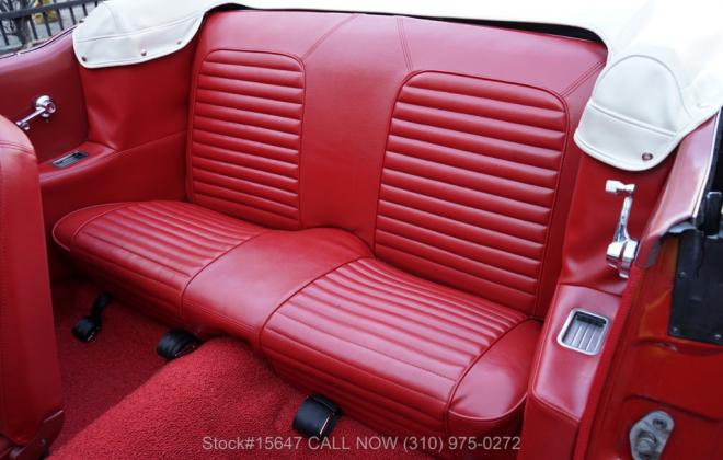 1964.5 Ford Mustang convertible Rangoon Red for sale USA LA interior (12).jpg