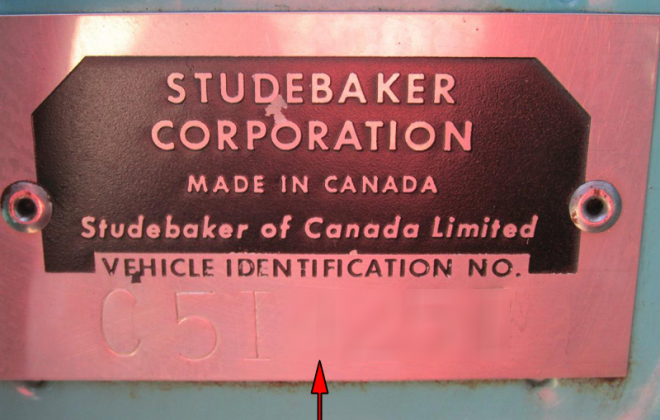 1965 STudebaker Sports Sedan VIN plate - chassis plate - serial number (1).png