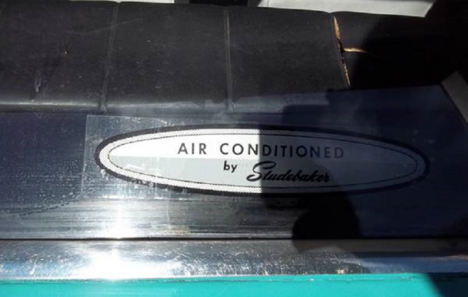 1965 Studebaker Daytona 2 Door Sedan air conditioned sticker.png