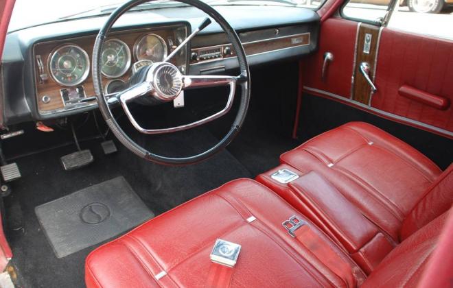 1966 Studebaker Daytona Sport Sedan V8 red white roof (40) interior.jpg