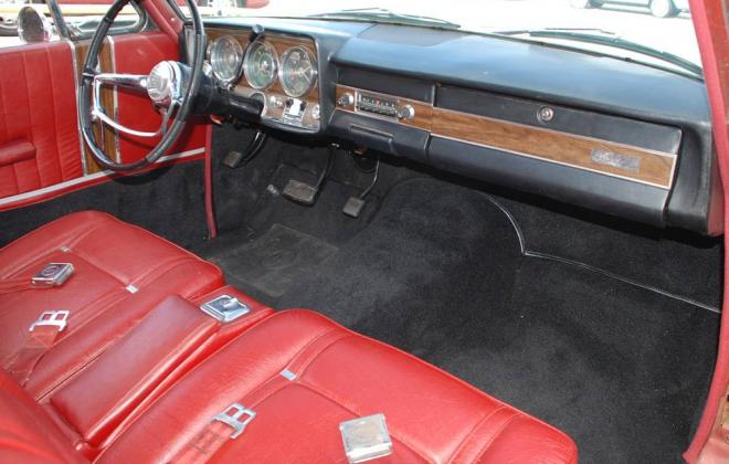 1966 Studebaker Daytona Sport Sedan V8 red white roof (42) interior.jpg