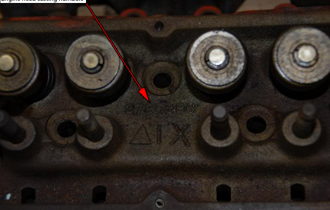 1966 Studebaker Engine head casting number 283 Studebaker 3795896.png
