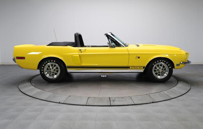 1968 Ford Mustang Shelby GT500KR convertible yellow (8).JPG