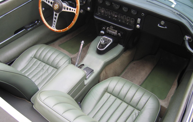1968 Jaguar E-Type XK-E Series 1.5 Suede Green interior image (1).png