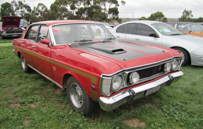 1969 - 1970 XW Ford Falcon GT HO Track Red paint image .png