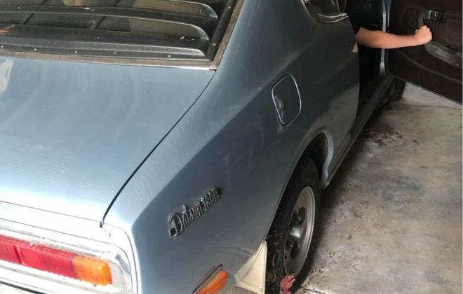 1972 Datsun 180B SSS Coupe Australia 2021 Blue original unrestored (2).jpg