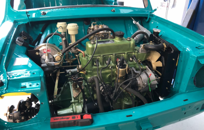 1972 Gambier Turquoise Mini Clubman GT Australia restoration images (2).png