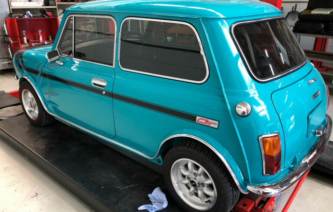 1972 Gambier Turquoise Mini Clubman GT Australia restoration images (5).png