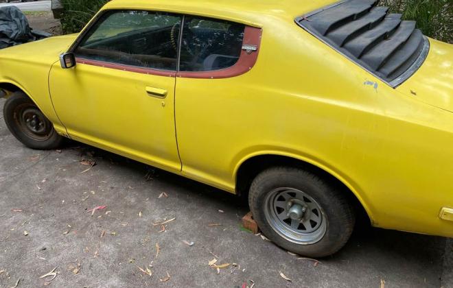 1973 Datsun 180B Coupe SSS yellow paint project 2022 for sale (4).jpg