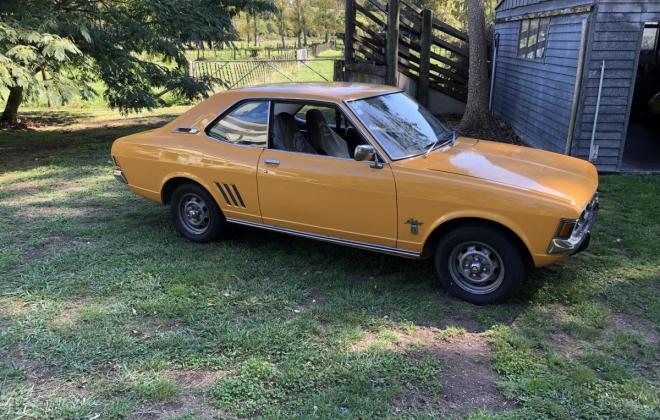 1973 Mitsubishi Galant Coupe yellow NZ (1).jpg