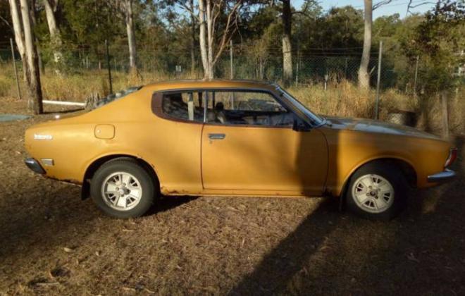 1974 Datsun 180B SSS Coupe in burnt Orange images unrestored (1).JPG