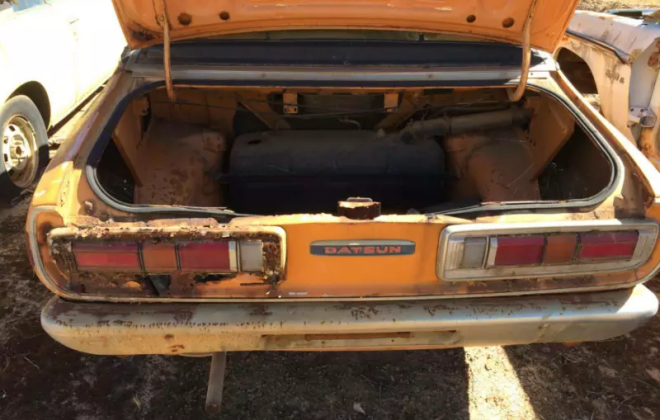 1974 Datsun 180B SSS coupe Orange Wreck 2021 images Australia (3).png