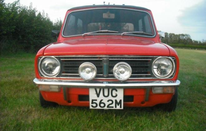 1974 Mini 1275 GT ornge UK early 10 inch wheels (1).jpg