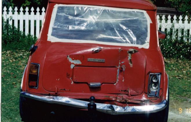 1977 Leyland Mini S Scarlet O Hara Red Sunshine sunroof images (1).jpg