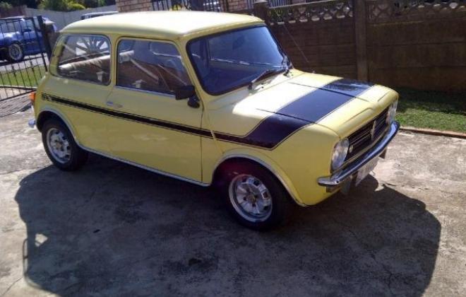 1978 Leyland Mini GTS South Africa Yellow paint black stripe (2).jpg