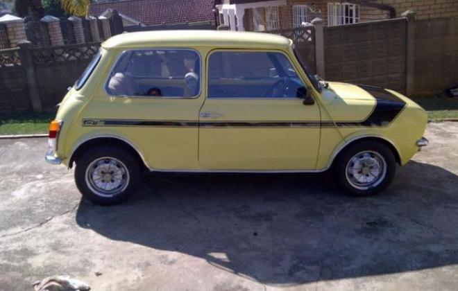 1978 Leyland Mini GTS South Africa Yellow paint black stripe (3).jpg