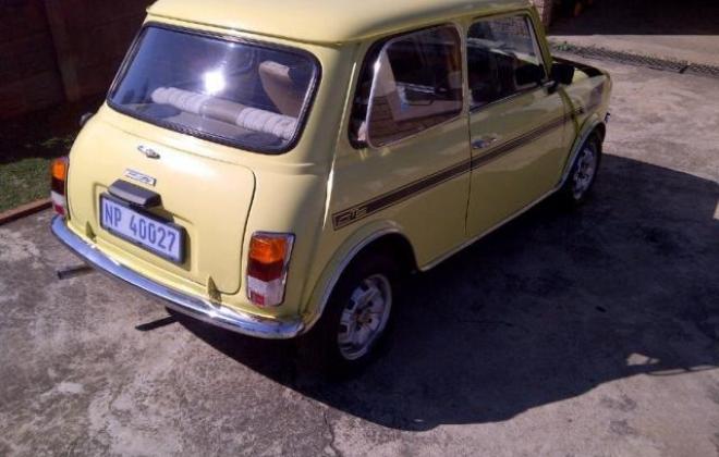 1978 Leyland Mini GTS South Africa Yellow paint black stripe (4).jpg