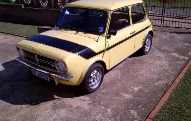 1978 Leyland Mini GTS South Africa Yellow paint black stripe (8).jpg