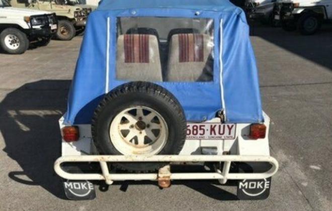 1982 Leyland Mini  Moke Californian Crystal White with blue roof images 2018 (2).JPG