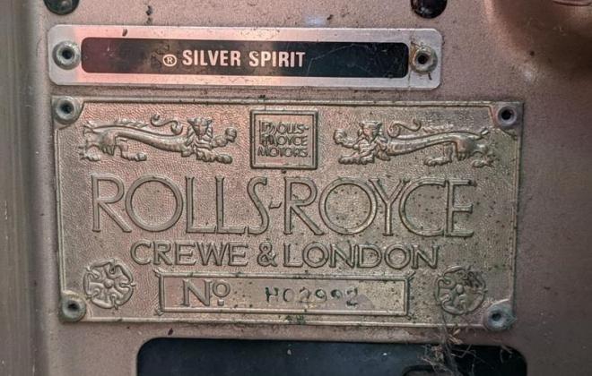 1982 Rolls Royce Silver Spirit bullit proof sedan abandoned for sale (36).jpg