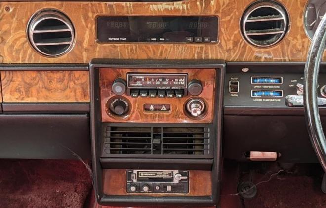 1982 Rolls Royce Silver Spirit bullit proof sedan abandoned for sale Burgundy interior red leather(25).jpg